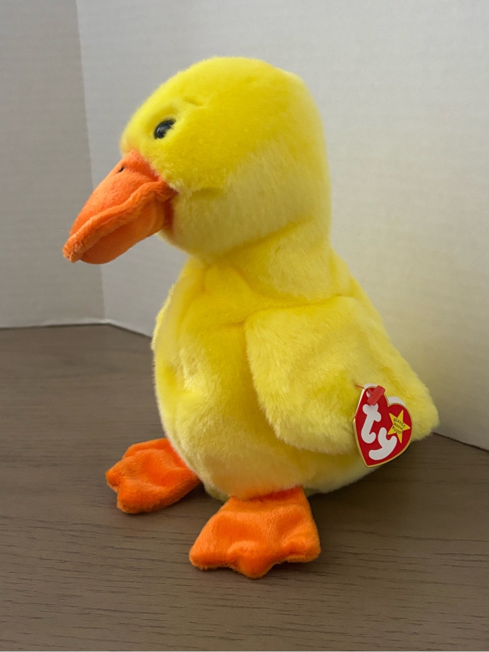 Ty Large Plush Beanie Buddy QUACKERS Duck